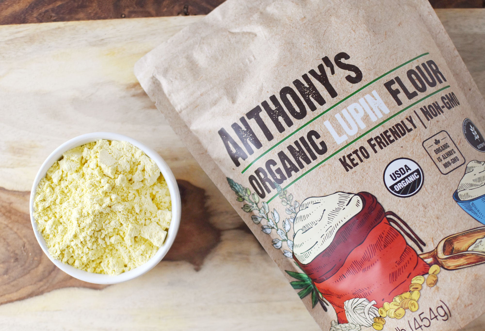 Organic Lupin Flour: Gluten Free & Keto Friendly