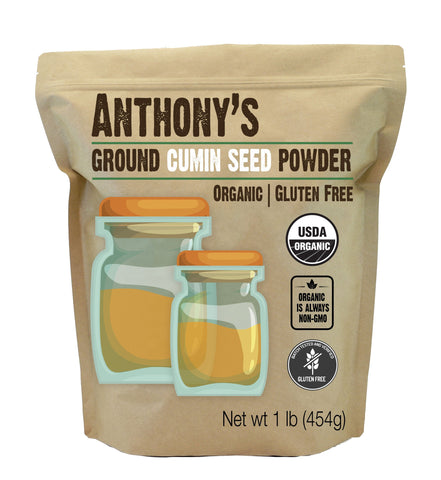 Ground Cumin Seed Powder: Organic & Gluten-Free