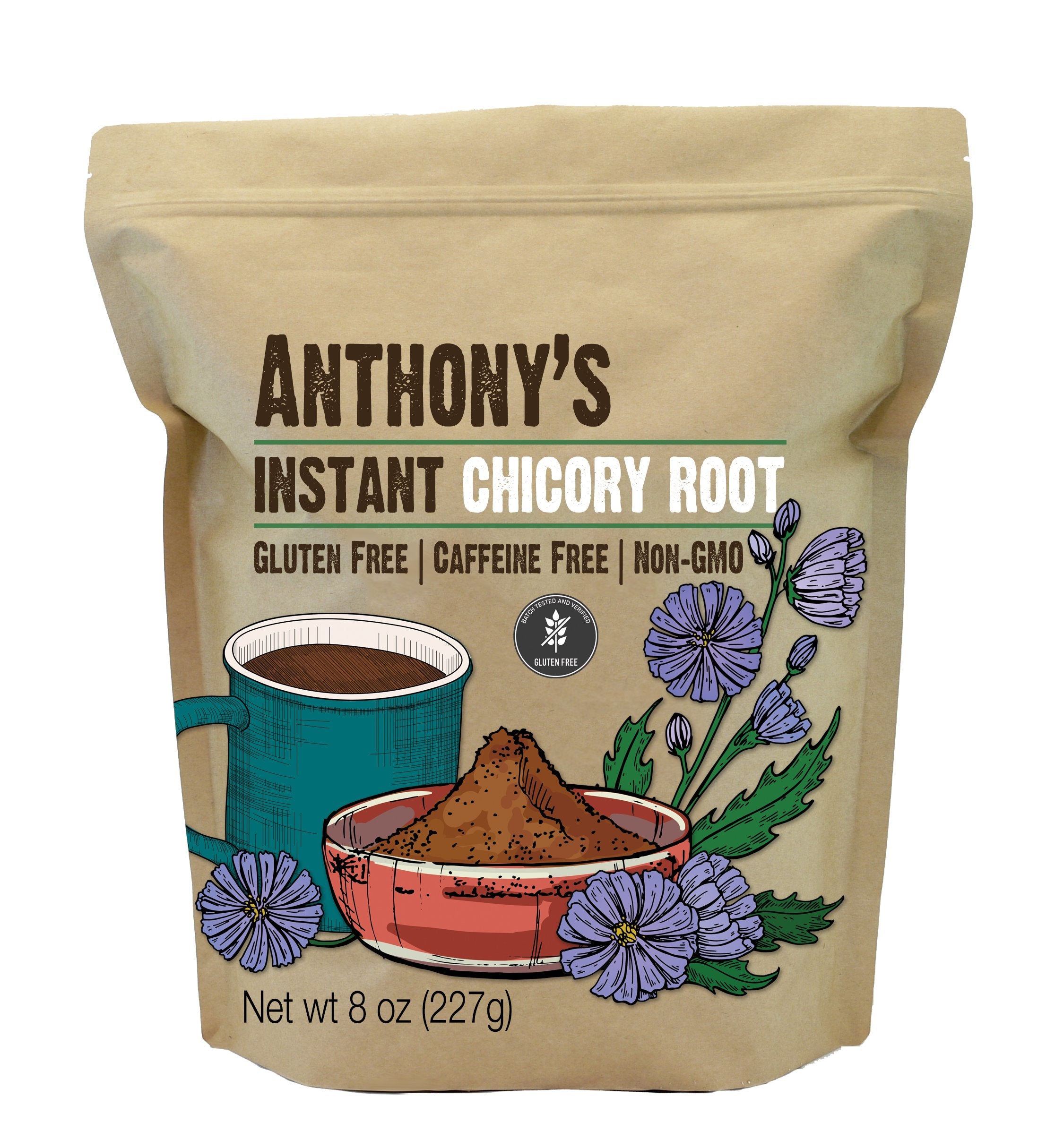 Instant Chicory Root: Gluten Free & Non-GMO
