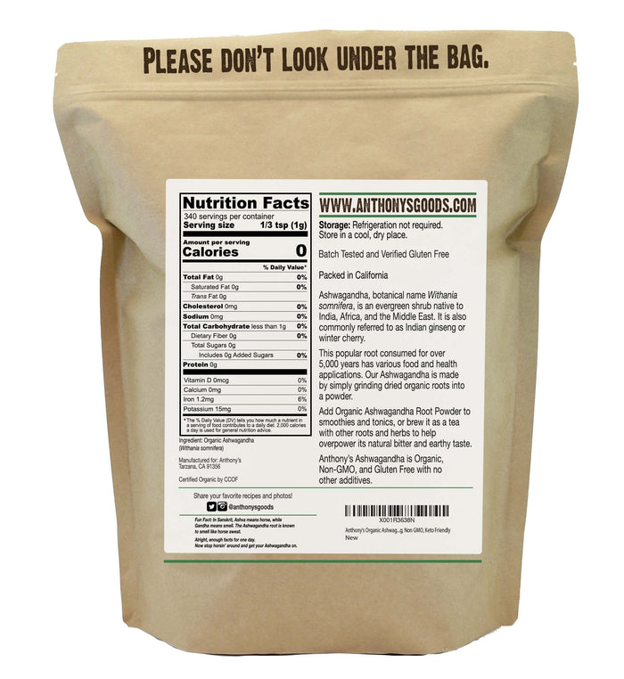 Organic Ashwagandha Root Powder