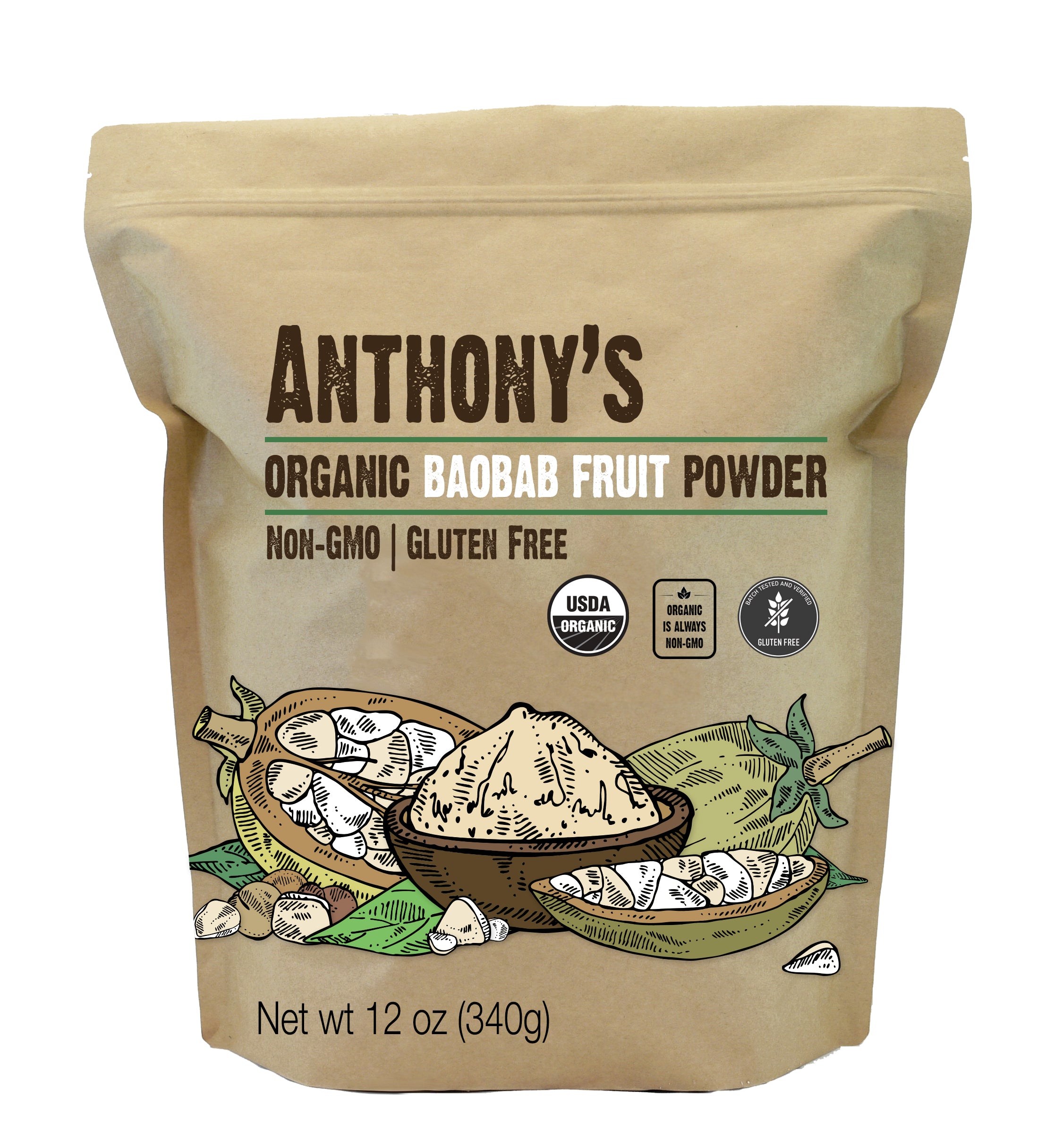 Organic Baobab Fruit Powder – Anthonys Goods