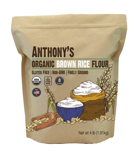 Organic Brown Rice Flour: Gluten Free & Non-GMO