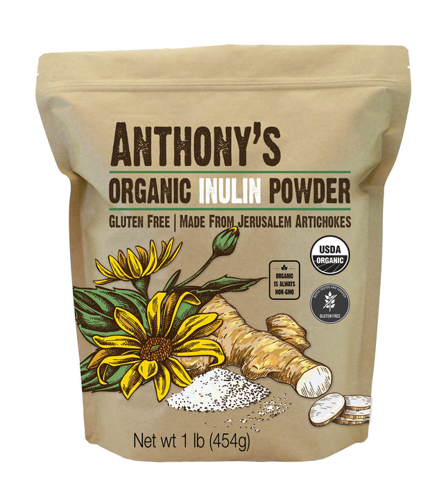 Organic Inulin Powder: Gluten Free, Made From Jerusalem Artichokes
