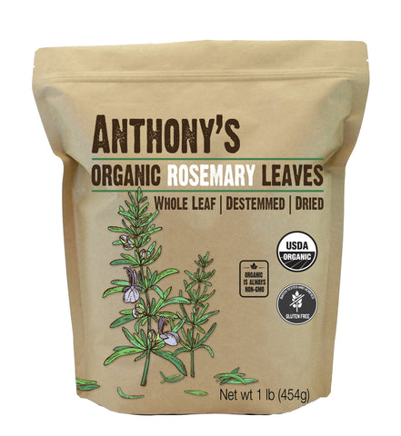 Dried Rosemary Leaves: Organic & Gluten Free