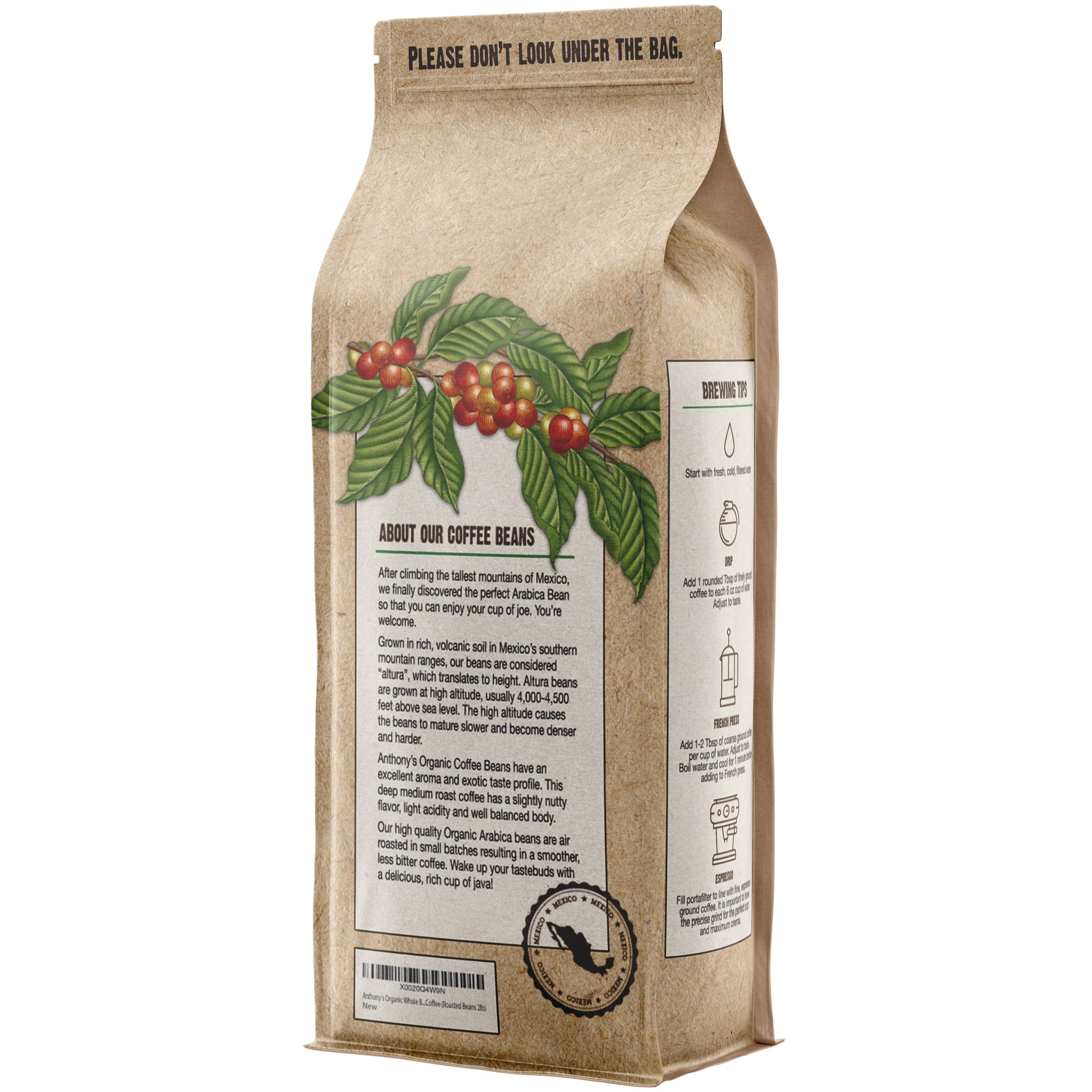 Organic Whole Coffee Beans