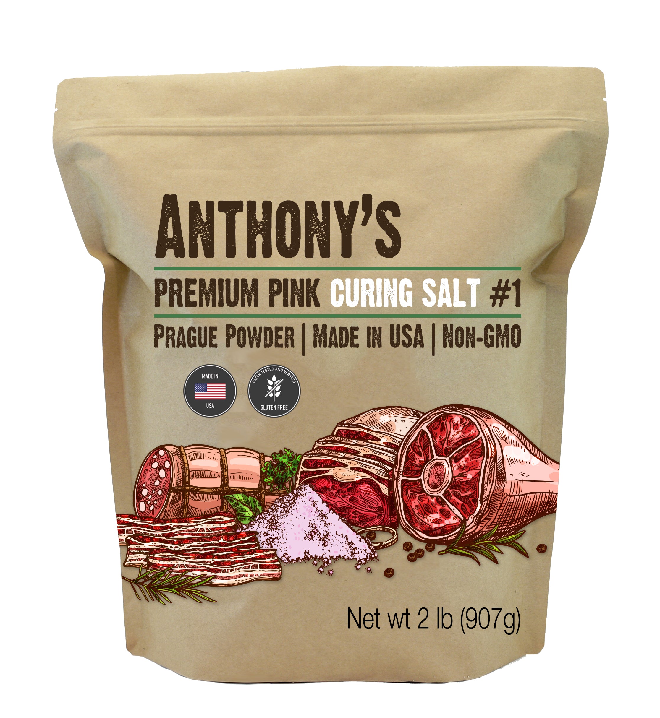 Premium Pink Curing Salt #1: Batch Tested & Verified Gluten-Free
