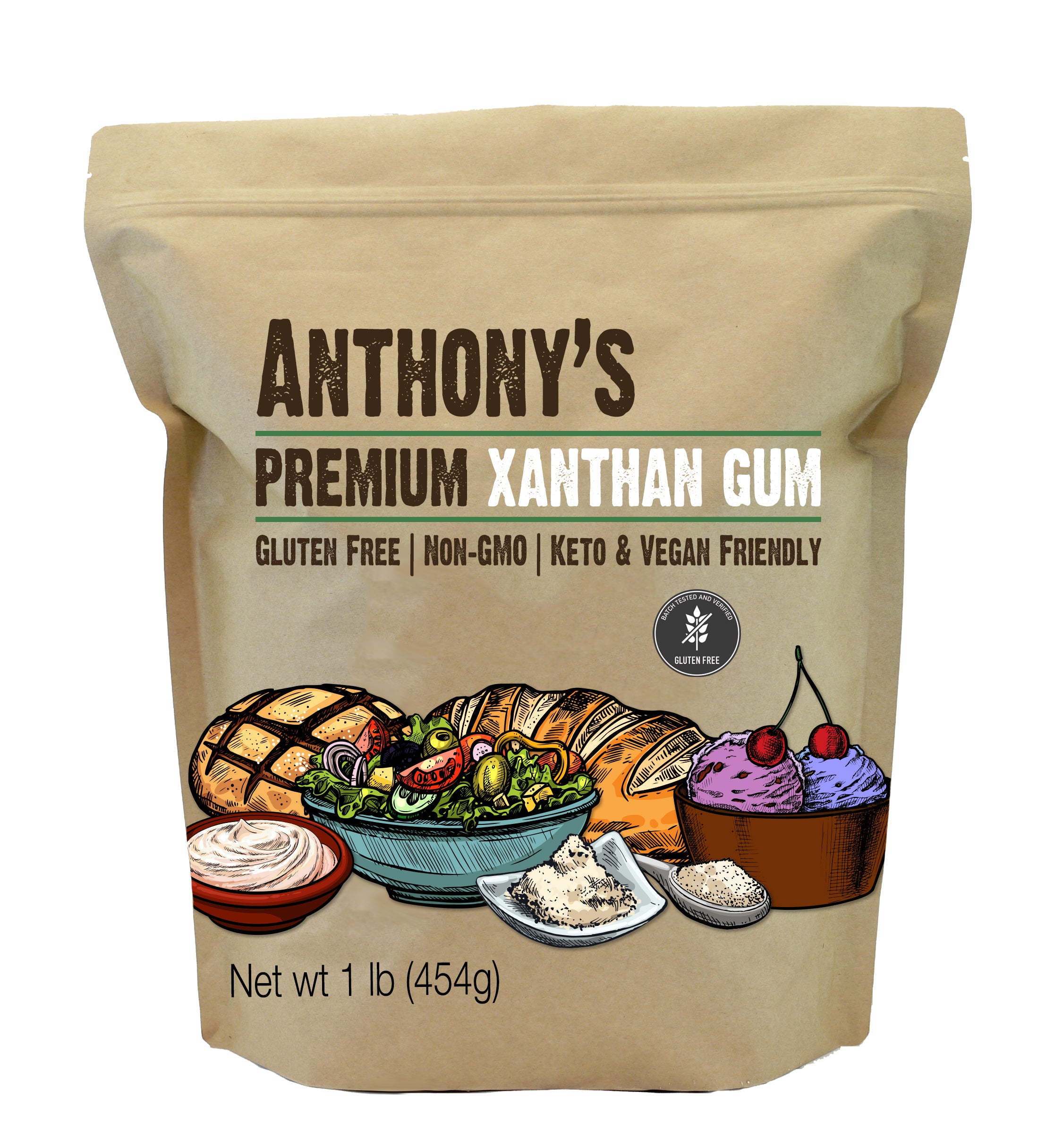Xanthan Gum: Food Grade & Verified Gluten-Free – Anthonys Goods