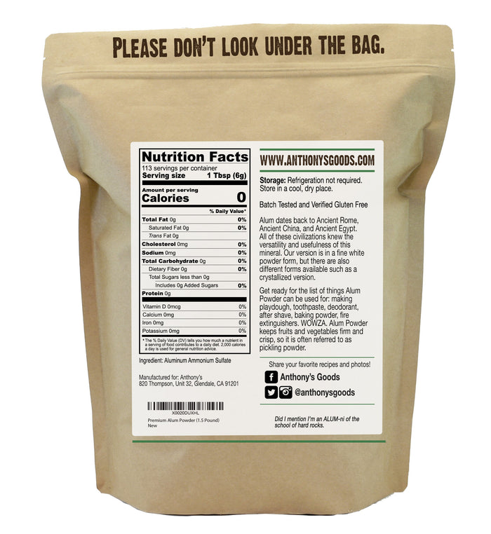 Granulated Alum Powder