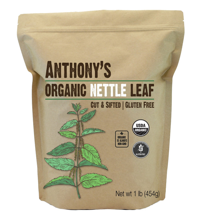 Nettle Leaf: USDA Organic, Cut & Sifted, Batch Tested Gluten Free