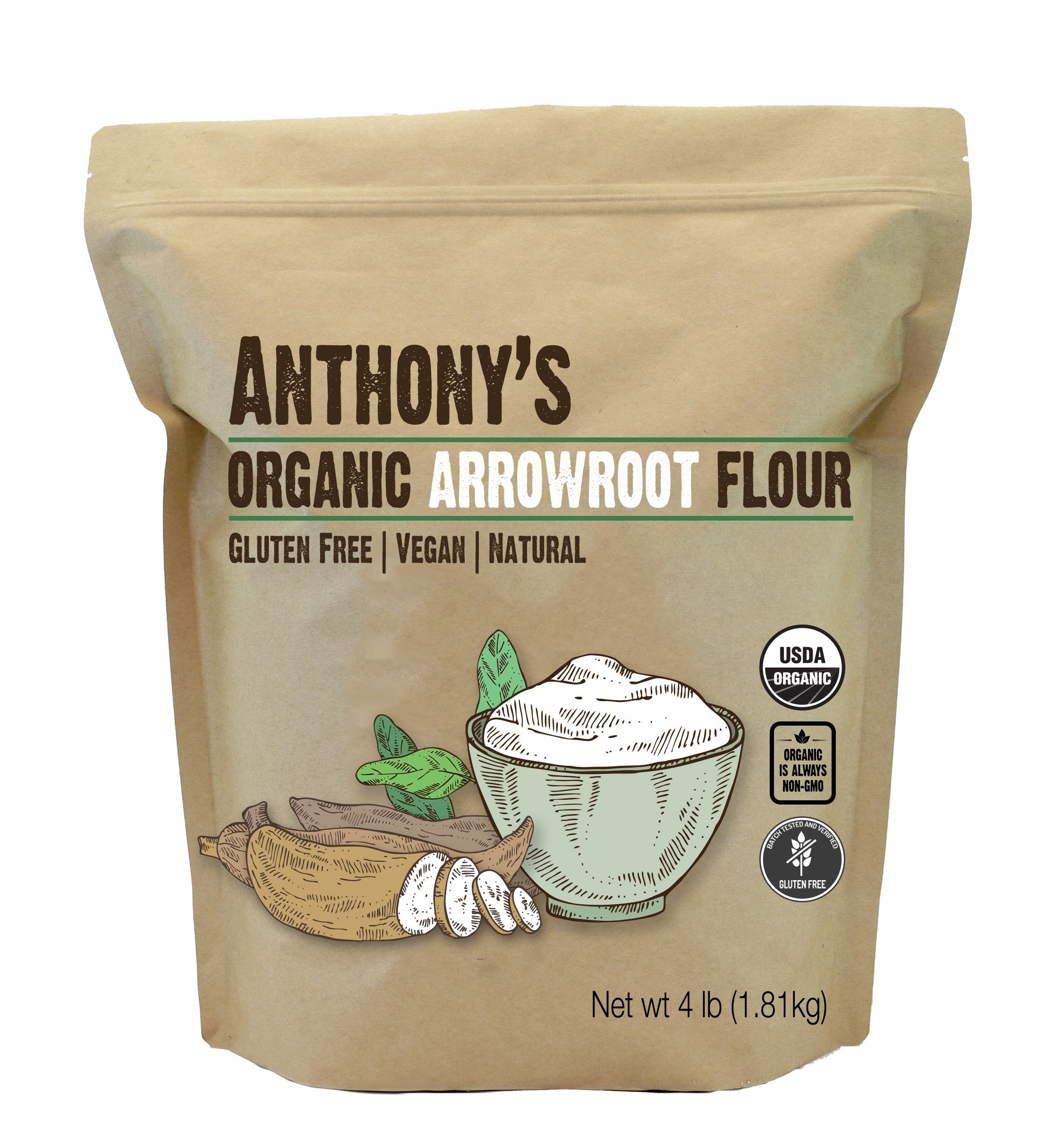 Organic Arrowroot Flour – Anthonys Goods
