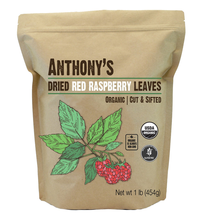 Red Raspberry Leaves: USDA Organic, Batch Tested & Verified Gluten Free