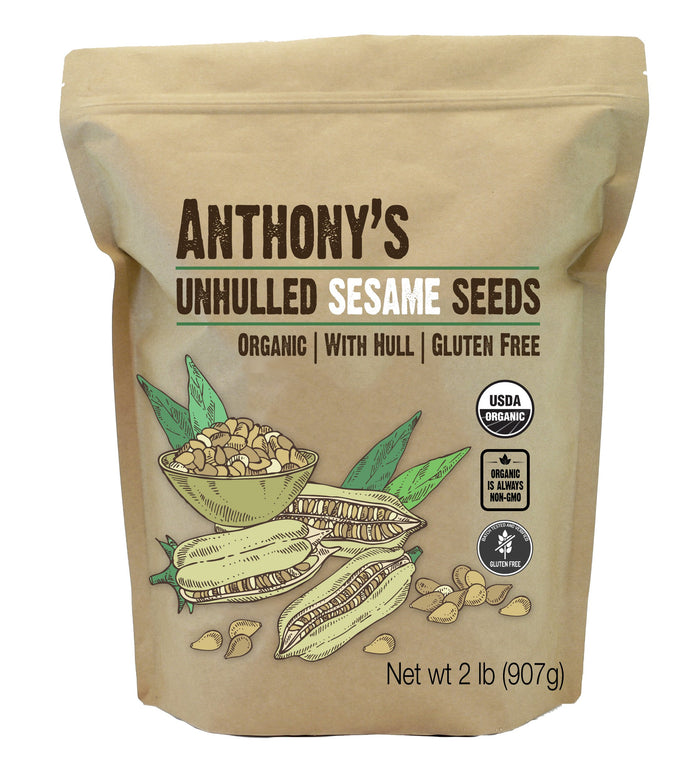 Organic Unhulled Sesame Seeds